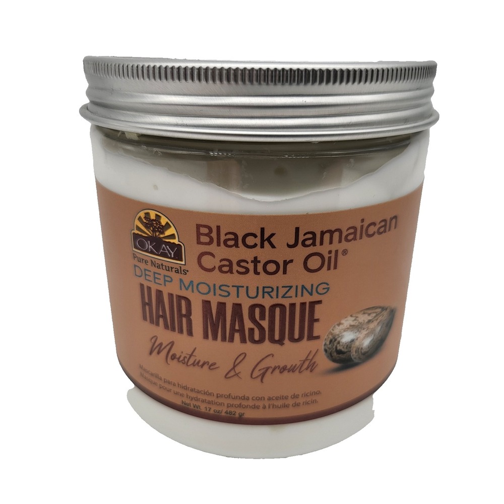 Poshmark Title:‎ OKAY Black Jamaican Castor Oil Hair Masque 17 oz
